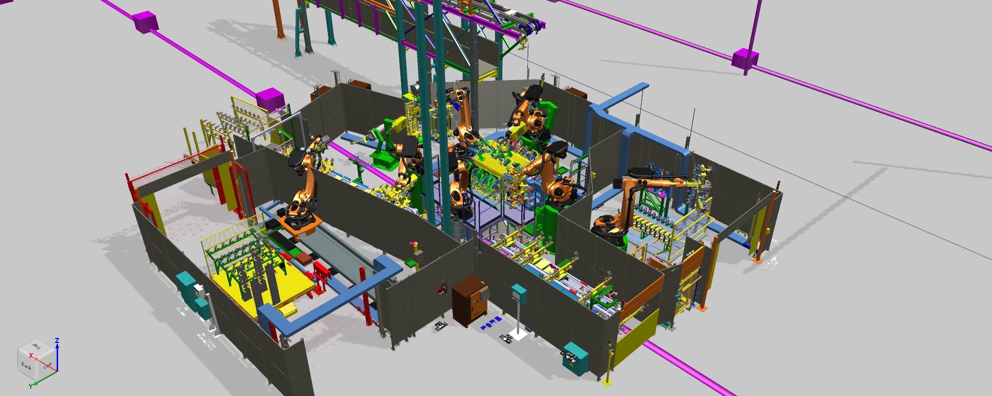Cellule assemblage carrosserie